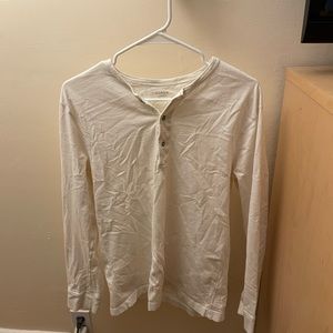 White long sleeved (size L) men’s J Crew Henley